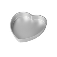 Forma de alumínio de coração de 20 x 7,5 cm - Decora
