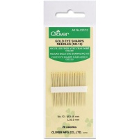 Agulhas de costura olho de ouro nº 10 - Clover - 10 unid.