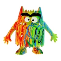 Bolo Monstro Multicolorido Figura 6,5 cm