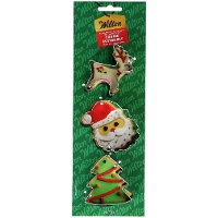 Cortadores de Papai Noel, rena e árvore de Natal - Wilton - 3 unidades