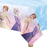 Toalha de mesa de Frozen lilás de 1,20 x 1,80 m