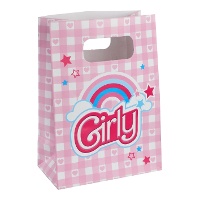 Sacos da Barbie Girly de 13 x 7 x 18 cm - 10 unidades