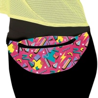 Fuchsia retro 80's fuchsia fanny pack