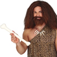 Osso de homem das cavernas branco de 40 cm