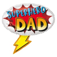 Superhero Dad Comic Book Globe 68 x 66 cm - Anagrama