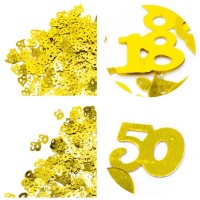 Confetes com números de aniversário 20 gr