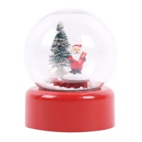 Globo de neve musical do Pai Natal 12,5cm