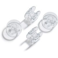 Gancho CB transparente com furo 2,05 x 1,17 cm - Prym - 4 unid.