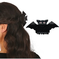 Prendedor de Morcego Preto