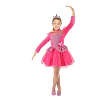 Fato de Barbie Bailarina de Manga Comprida para Menina