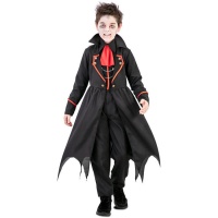 Traje sinistro de vampiro para crianças