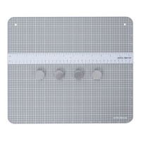 Tapete de corte magnético 30,4 x 34,2 cm com 2 réguas e 4 ímanes - Artis decor