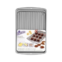 Bandeja para forno com grelha para assar e banhar - Wilton