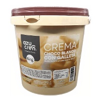 Creme de chocolate branco com biscoito de 6 kg - Azucren