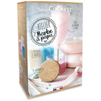 Candyfloss em 3 cores e 15 palitos - Scrapcooking