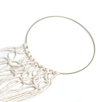 Anel de metal dourado 25 cm - Casasol