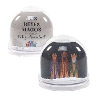 Globo de neve porta-fotos dos Reis Magos
