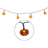 Grinalda de abóbora com 10 LEDs