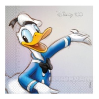 Guardanapos Vintage Pato Donald 33 x 33 cm - 20 unidades