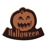 Halloween de abóbora de chocolate preto - 63 unidades