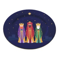 Prato dos Reis Magos de 33 cm - 1 unidade