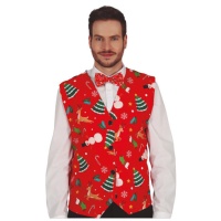 Colete de Natal vermelho