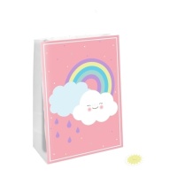 Sacos de papel Nuvem Arco-Íris - 4 unidades