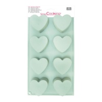 Molde de silicone para corações - Scrapcooking - 8 cavidades