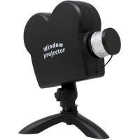 Projetor de janela LED com filmes curtos de Halloween e Natal