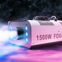 Máquina de fumo eléctrica de 1500 watts com luz e controlo remoto