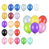 Balões de látex metálicos de 30 cm - PartyDeco - 100 pcs.