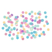 Confettis em cores pastel de 15 gr.