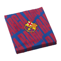 Guardanapos oficiais do FC Barcelona - pack com 12 unidades