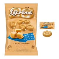 Caramelos de toffee sem açúcar - Lacrême - 900 gr