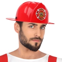 Capacete de bombeiro rígido Rescue Fire - 1 peça