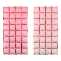 Painel decorativo de balão de 1,10 x 0,55 cm rosa e rosa escuro