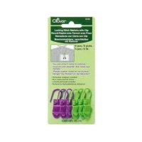 Marcadores de malha com fecho de 4,5 cm - Trevo - 6 pcs.