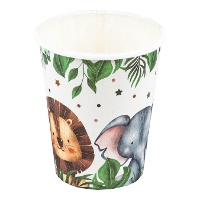 Copos Vintage de Animais - 8 unidades