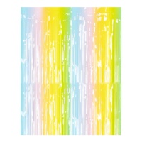 Cortina de 1,95 x 1 m multicolor