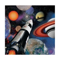 Guardanapos Outer Space 12,5 x 12,5 cm - 16 unidades