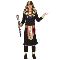 Fato faraó egípcio para rapazes com túnica