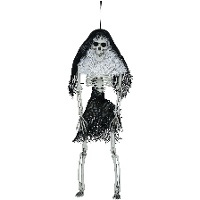 Pendente de esqueleto com capuz de 45 cm