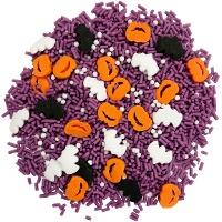 Sprinkles de abóboras e morcegos 100 g