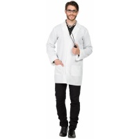 Fato de Médico de Bata Branca para Adultos