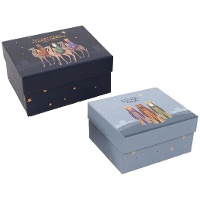 Caixa dos Reis Magos de 12 x 10 x 6 cm sortida - 1 unidade