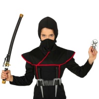 Conjunto ninja com sabre - 4 peças.