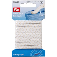 Fita elástica 0,6 cm branca lisa - Prym - 3 m