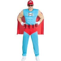 Fato de super-herói de cerveja para adultos