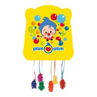 Pinhata de palhaço Plim Plim 33 x 28 cm