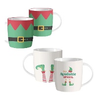 Caneca de 350 ml Elfo Natalino - 1 unidade